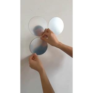 Gương tròn 3D Siêu Rõ Nét Gương dán tường Gương Dán Tường Soi Toàn Thân Gương Nhà Tắm Phòng