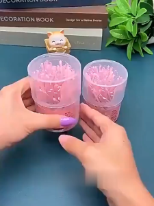 Pembersih Telinga 2 Sisi Murah / Cotton Bud 2 In 1 Berbagai Variasi Warna / Korek Kuping Super Lembut Isi 100 Pcs