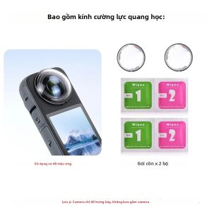 Nắp Bảo Vệ Ống Kính Insta360 X4 - Kính Cường Lực Chống Xước Chống Nước Cho Phụ Kiện Máy Ảnh