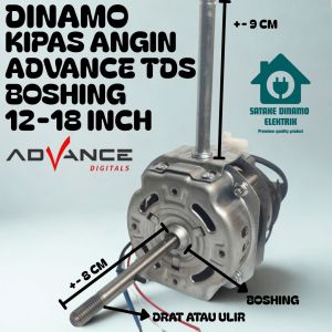 DINAMO KIPAS ANGIN ADVANCE TDS BOSHING 16-18 INCH KAPASITOR 1.5 UF HIGH QUALITY