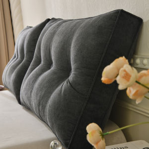 Cloud Velvet Simple Bed Head Soft-backed Cushion