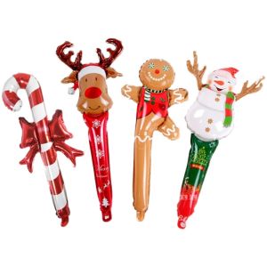 Christmas Early Education Institution Activity Kindergarten Small Gifts Present Hit Cheer Stick Balloon Cute Cartoon