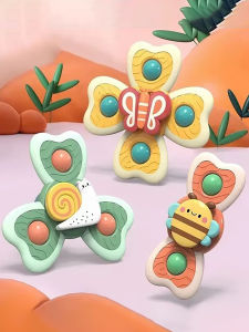 Insects Baby Bath Toys: Fun Bath Suction Cups & Educational Rattles