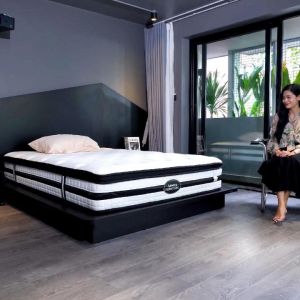 Nệm LÒ XO TÚI HÚT CHÂN KHÔNG cao cấp SAMICK HIGHEND EUROTOP 30cm Hàn Quốc - Bảo vệ cột sống