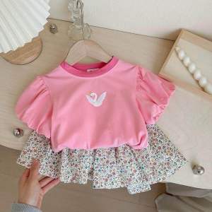 ‼️Sale‼️ชุดเซตกระโปรงเด็กผู้หญิง (เสื้อ+กระโปรง) สีพาสเทลน่ารัก ผ้านิ่ม ไม่ระคายเคืองผิวเด็ก