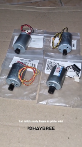 Dinamo DC Motor Printer 12V-24V cocok untuk proyek DIY mini Generator Dinamo Layang Layang