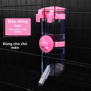 JI-TOP | Bình Nước Cho Thú Cưng Không Làm Bẩn Có Thể Treo
