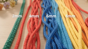 [144 Yards] Tiny 2mm Nylon Cord / Japanese Cord for Bags Purses Jewelry Making Macrame and Crafts. 2mm Tiny.