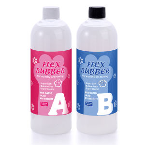 Taba Squishy Kit Liquid Silicone Gel Super Soft Squishy Kit 1:1 AB Ratio Resin Silicone for Molding Hamsters Cat Paws DIY