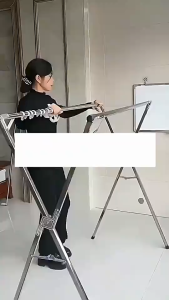 Giàn Phơi Quần Áo Gấp gọn Có thể điều Sào Phơi Quần Áo Siêu Bền Phơi quần áo 1M6~2M4 Sào inox Cao cấp