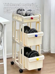 Multifunctional Rolling Storage Rack Home Floor Multi-layer