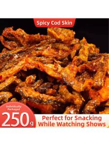 Spicy and Sweet Flavored Crispy Fish Snacks 250g