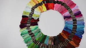 15-200 Anchor Multicolor Cross Stitch Thread Metallic Cross Stitch Wiring Golden Embroidery Thread DIY Hand Sewing Knitting