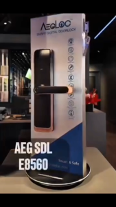 AEGLOC SDL-E8560 Smart Lock Lever Handle Touchpad Fingerprint Digital Door Lock Link Smartphone