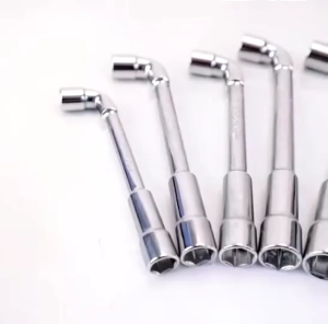 L Type Socket Wrench 6-12mm Angled Hex Double-Head Elbow Hex Wrench for Mechanic Car Repair Tool Spanner Stick