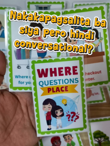 WH Questions Flashcards Place with Answers | Speech Therapy Learning Cards for Kids Autism SPED