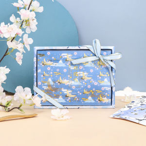 Gift Box Panda Sticker Tape Set Retro Classic Painting Calligraphy Poem Paper Tape Collage Art DIY Girl Diary Decoration Material Creative Birthday Gift