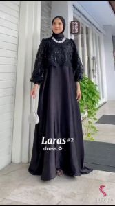 Dress jumbo Laras #2/dress wanita Busui/Dress pesta kondangan/baju wanita murah/Gamis jumbo LD 110/dress terkini 2023