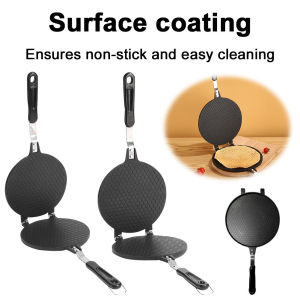 【Homelements】DIY ไอศครีมไข่เจียว Maker ไม่ติดแซนวิชแผ่นเหล็ก Bakeware วาฟเฟิลอบ เค้กไอศครีมไข่เจียว Maker