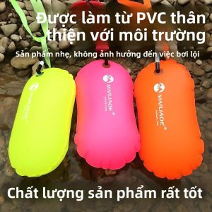 Phao Bơi Phao Cứu Sinh Bằng Nhựa PVC Bơm Hơi Có Túi Sấy Khô Phụ Kiện Hồ Bơi Nước Mở
