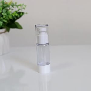 10PCS - 5ml/15ml/30ml/50ml/100ml Vacuum Bottle Transparent Home Travel Accessories Emulsion Bottle Container Real Vacuum Bottle