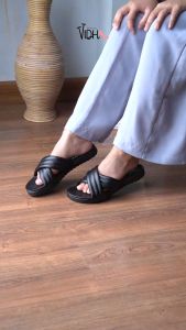 Sandal Slip On Wanita Rahayu Sendal Platfrom Puffy DN02