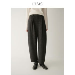 INSIS FEMME | First Shear Wool Simple and Elegant Trousers