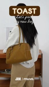 JAM | MUVA - Toast - กระเป๋าสะพายข้าง หนังวัว ทรงวินเทจ