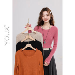 YOUXIANG | Áo Lót Len Vintage