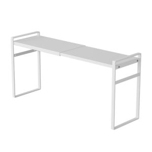 Bathroom Mirror Cabinet Multi-layer Shelf Partition Storage Box Toilet Washstand Organizer Narrow Shelf Rectangular Metal Rack