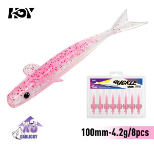 KINGDOM | Kingdom Sinking Soft Lure 100mm 4.2g Fork Tail Drop Shot Silicone Soft Bait For Bass Trout Pike Walleye Weedless Fishing Tackle