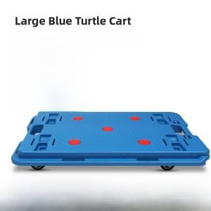Customizable Home Furniture Turtle Car Hand-Pulled Cargo Flatbed Movers Cart Adjustable Plank Transport Vehicle for Adults
