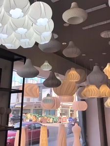 Nordic 3D Printing Pendant Lights Dining Light Creative Kitchen Bar Chandelier Ceiling Lights Modern Cafe Decorative Hanging Light Bedroom Bedside Pendant Light