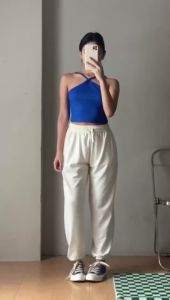 MARTRICH-Celana Sweat Pants Jogger Pria Wanita Training Polos Olahraga