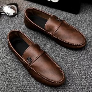 Casual Genuine Leather Lazy Shoes: A Perfect Blend of Comfort & Style