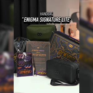 RUSELCO I Handbag Enigma-Signature Lite (Kecil) Exclusive Tas Clutch Pria Waterproof Double View