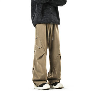 Quần Ống Đứng Mùa Đông Starry Sky Heavyweight Paratrooper Ống Đứng Rộng Rãi Phong Cách Đường Phố Quần Áo Bảo Hộ Lao Động