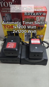 Timer Switch Rotary 2x1200w Pelindung Kulkas & Dispenser Air