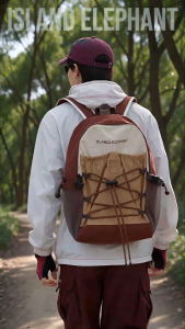 ISLAND ELEPHANT  Backpack Waterproof Travel Laptop Backpack For Men Women