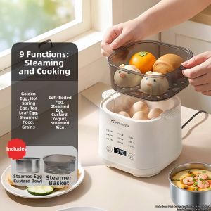 PINK BUNNY | Automatic Egg Cooker Boil Steam Soft Eggs Breakfast Machine