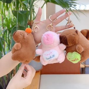 Gantungan Kunci Capybara Boneka Kapibara Ekor Putar Pop Gantungan Tas Capybara Keychain Bagcharm