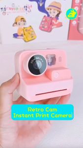 🔥SG SALE🔥【RETRO INSTANT PRINT】Kids Camera★Vintage Design★Free 32GB SD★Wifi Camera★Children Digital Camera★Thermal Printer★Paper Provided🔥 INSTOCK SINGAPORE FAST DELIVERY🔥 Bunnyshop®