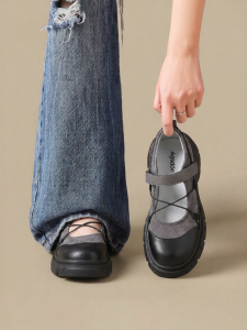 Agsdon | Elevating Thick Sole Mary Jane Shoes Single Shoes for Autumn and Outdoor Activities