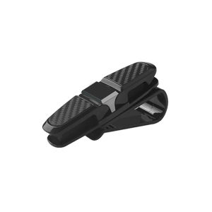 Kẹp Đựng Kính Thẻ Vé Đa Năng Bằng Sợi Carbon Cho Kính Chắn Nắng Ô Tô Hình Chữ Nhật