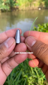 Timah Pancing Kerucut Lubang Tengah No 1–5 | Berat Akurat | Isi Sesuai Ukuran