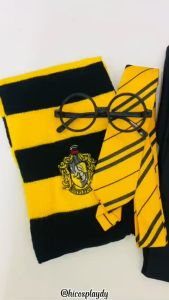 hiCosplayDy Harry Robe Cloak Tie Costume Wand Scarf Gryffindor Ravenclaw Slytherin Hufflepuff Uniform Costume