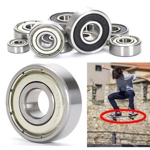 OKKFINE 1Pcs 608ZZ 608RS 609ZZ 609RS Ball Bearing Double Shield 6000ZZ 6000RS 6001ZZ 6001RS Roller Skates Scooter Durable Deep Groove 3D Printer Parts