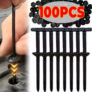 100pcs tự khóa Nhựa Nylon Dây buộc cáp Dây buộc cáp màu đen dây buộc cáp buộc dây cáp vòng Dây buộc cáp S Zip Đai cột quan hệ phụ kiện xe hơi