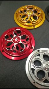 SPINNER COVER KIPAS FULL CNC MODEL KEMBANG VESPA - COVER FAN SPINNER VESPA SPRINT PNP ALL MATIC