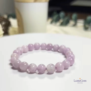 [SG] LumiGem Purple Premium 5A Lepidolite Cat’s Eye Bracelet - Emotional Healing & Calm